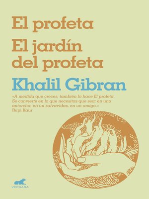 cover image of El profeta y El jardín del profeta